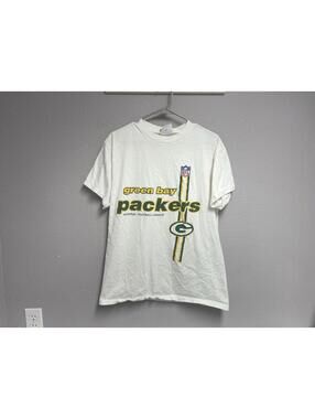 Vintage Logo Athletic Green Bay Packers T Shirt 1990s Medium